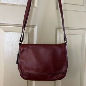Margot Brown Leather Crossbody Bag